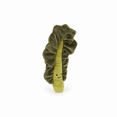 Jellycat Vivacious Vegetable Kale Leaf Australia | 510784PMI